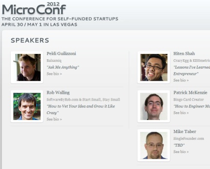 Announcing MicroConf 2012: The Conference for Self-Funded Startups